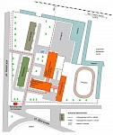 Глазовский политехнический колледж. Схема проезда.